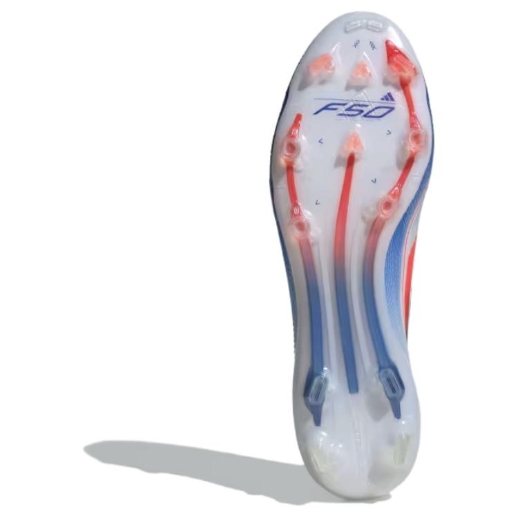 Adidas F50 Elite Schnürsenkellos Fg Cloud White Solar Red Lucid Blue Sneaker IF8819