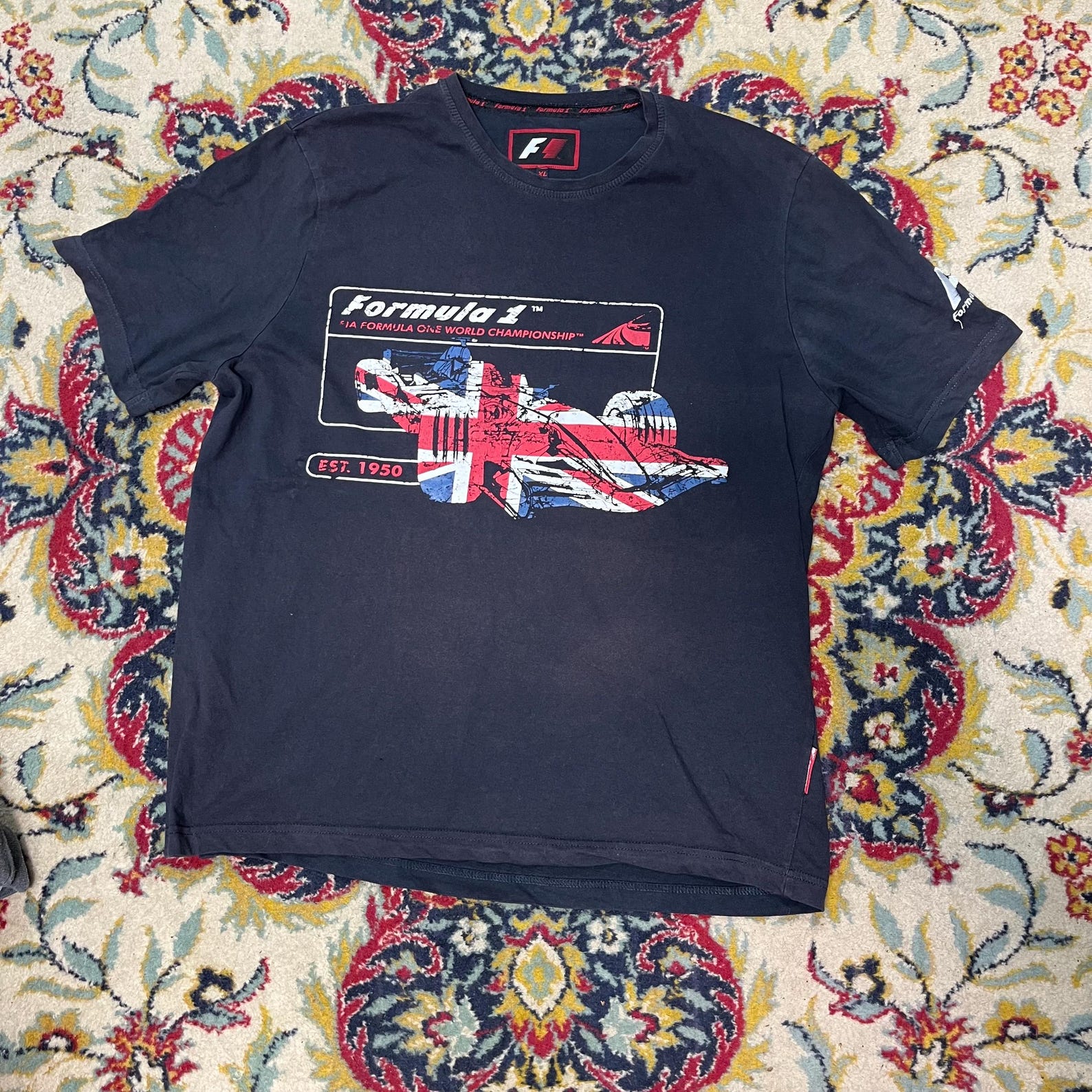 Formula 1 World Championship T-Shirt F1 Graphic Tee XL L