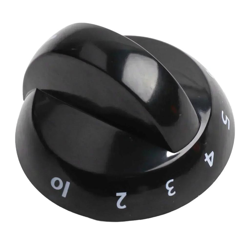 Cooking Control Burner Accessories Gas Range Knob Stylish Design Black Plastic Knob DIY Installation For Gas Ovens