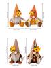 1 piece of Thanksgiving decoration bedroom no face doll goblin Harvest Festival sunflower maple leaf Rudolf dwarf  wall decor