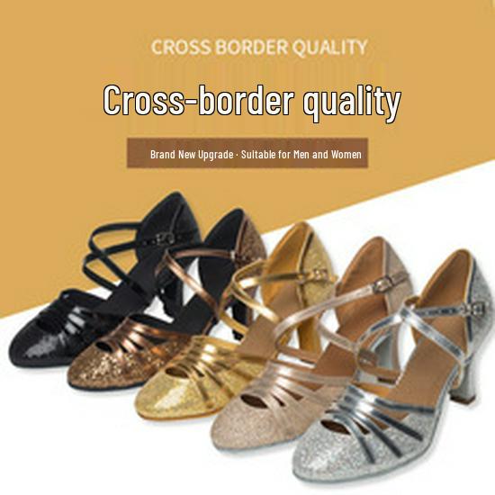 Women's Soft Sole Ballet & Dance Shoes - Gold/Silver, Cat Paw Design