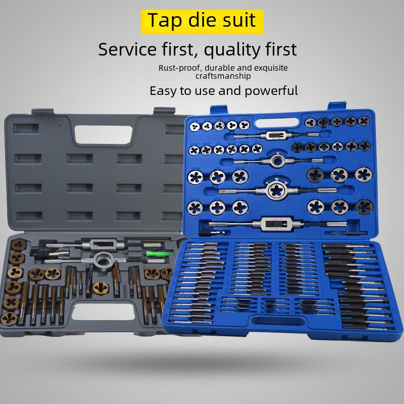 

Набор метрических метчиков и плашек с ручным метчиком 5-piece tap set