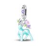 S925 Silver Glow In The Dark Butterfly Deer And Firefly Pendant Beaded Bracelet Necklace DIY Jewelry Making Kit