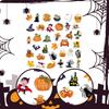 35x Naklejki na lodówkę na Halloween Materiały imprezowe Lekka dekoracyjna dynia