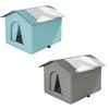 Warm Insulated Cat House Foldable Feral Cat Shelter Pet Hideaway Pet Condos  Camping
