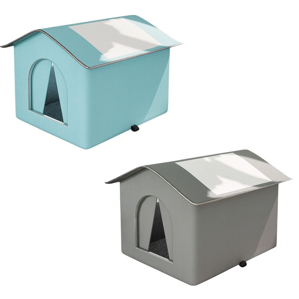 Warm Insulated Cat House Foldable Feral Cat Shelter Pet Hideaway Pet Condos  Camping