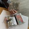 Genuine Leather Short Wallet Korean Fashion Silver Cowhide Small Coin Purses Card Holder Credit ID Card Clip Handbag Clutch Bag