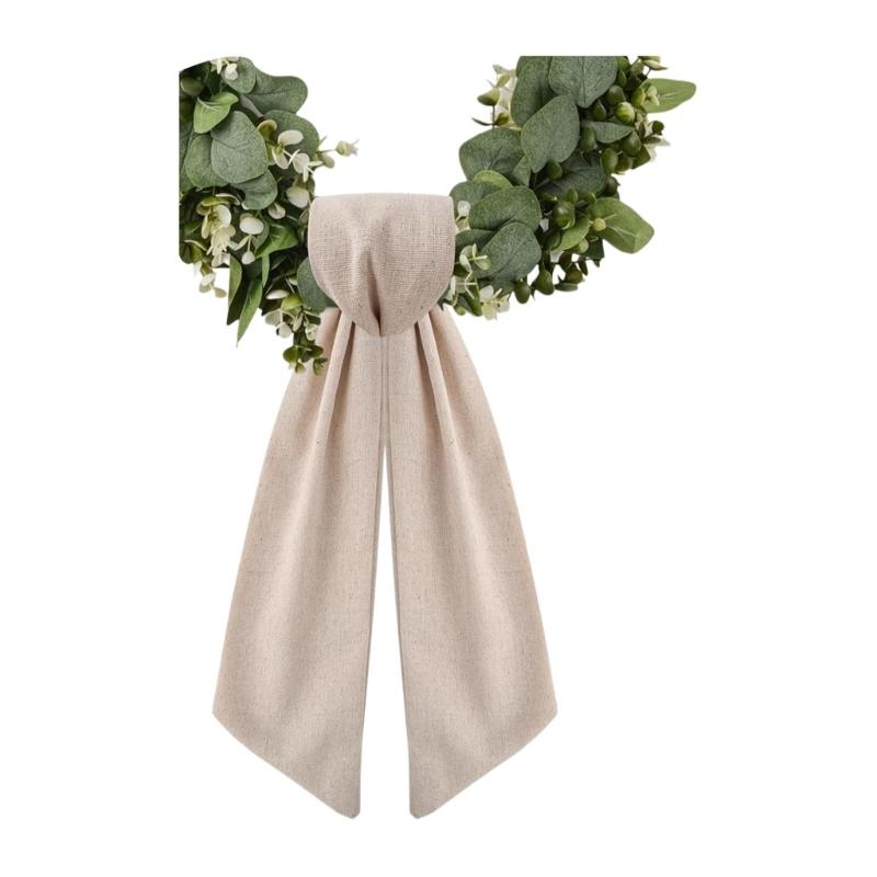 

Wide 11.5Cm Decorative Wreath Ribbon For Fireplaces Staircase Or Table Runner Stylish Brown Home Accent