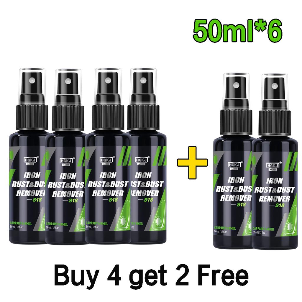 HGKJ Car Paint & Wheel Iron Partículas em Pó Limpeza Super Rust Dust Remover Spray Metal Surface Defender Auto Rim Cleaner