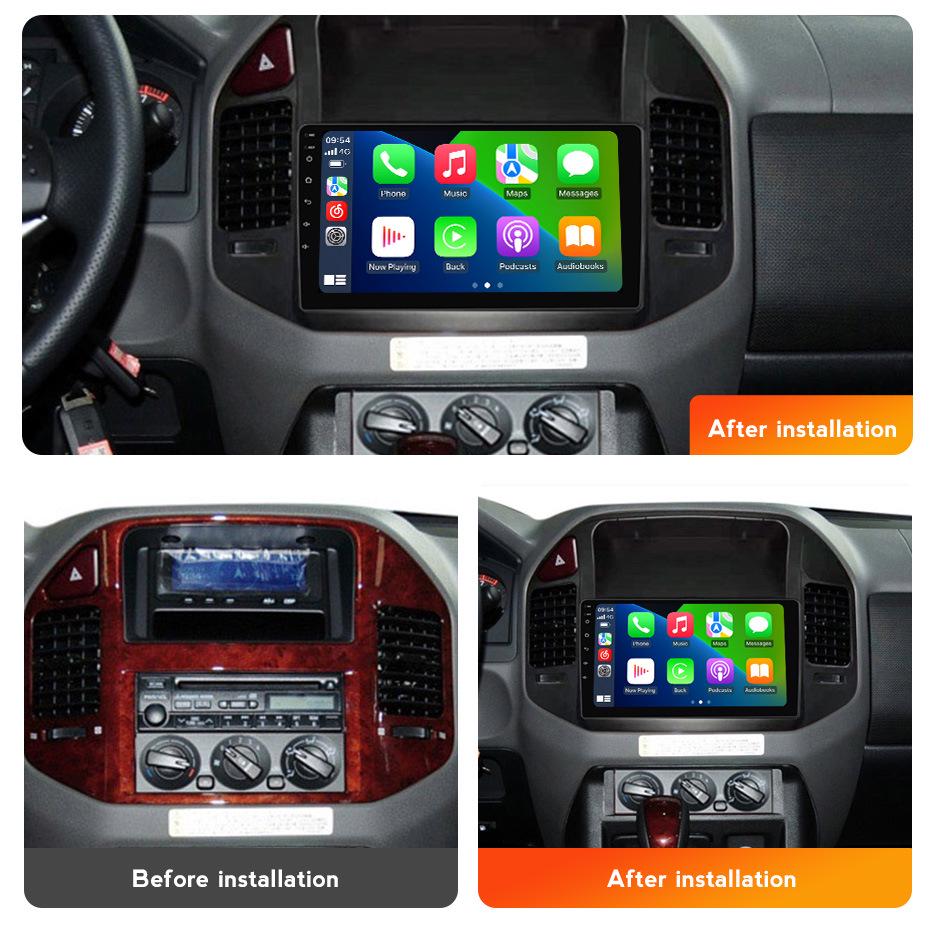 Mitsubishi Pajero V73 Central Control GPS Navigator with Wireless CarPlay