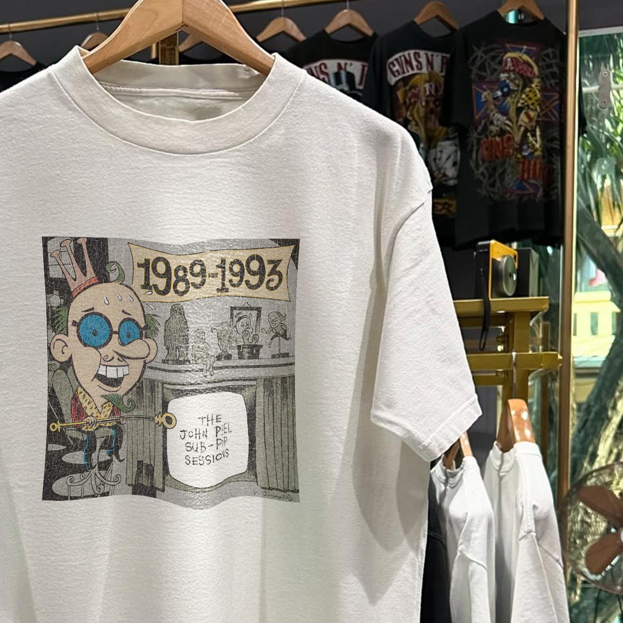 1989 Sub-Pop John Peel Sub-Pop Sessions -1993 Promo T-Shirt White XXL XL