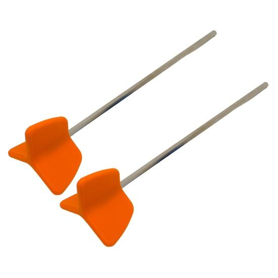 1/2Pcs Easy-Clean Silicone Drill Mixer Paddle, Non-Stick Mixing Attachment for Paint, Epoxy, Cement, Grout & Resin, Multi-Material Drill Mixing Tool