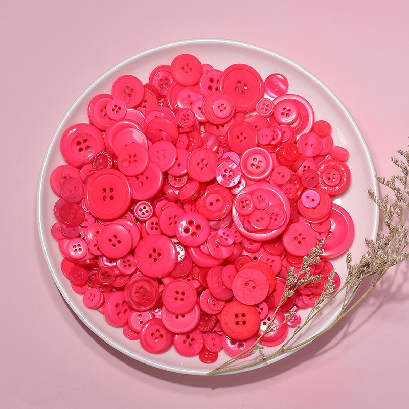 DIY Flower Bouquet Craft Kit: Resin Buttons for Creative Kids Projects