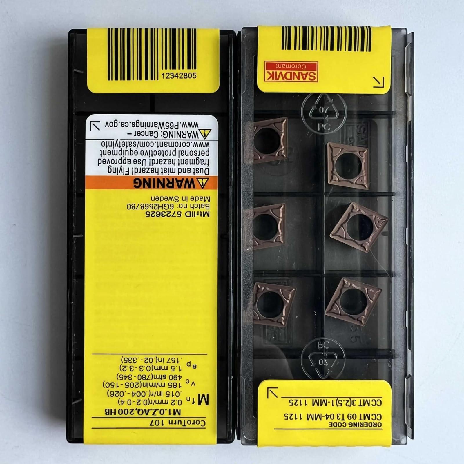 

Original Sandvik / CCMT09T304-MM 1125 / CNC lathe carbide blade 10 PCS