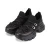 Women S Chunky Knit SneakerS Black 5cm Bbj602bk