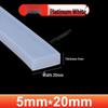 High-Temperature Resistant Transparent Silicone Rubber Sealing Strip