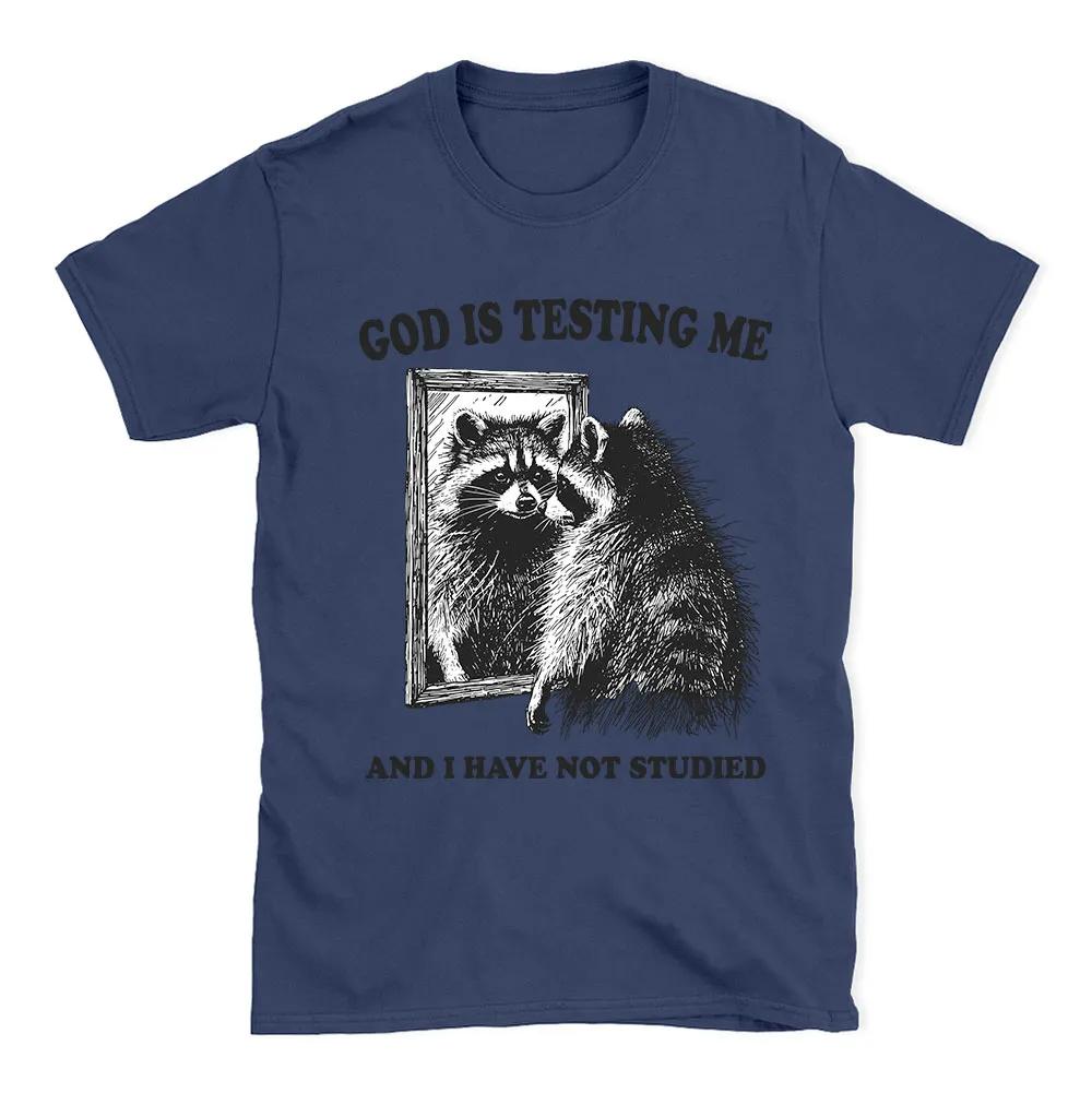 Das 2026 Sommer Neues Gott Testet Mich Unisex T-Shirt Ist Ein Trendiger Bestseller mit Rundhalsausschnitt und Aufdruck für Unisex und Damen