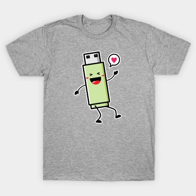 Unisex Fashion TShirt Cute Flashdisk Print TShirt Plus Size XS-6XL T-Shirt 100%Cotton Tops O Neck Short Sleeve Tees