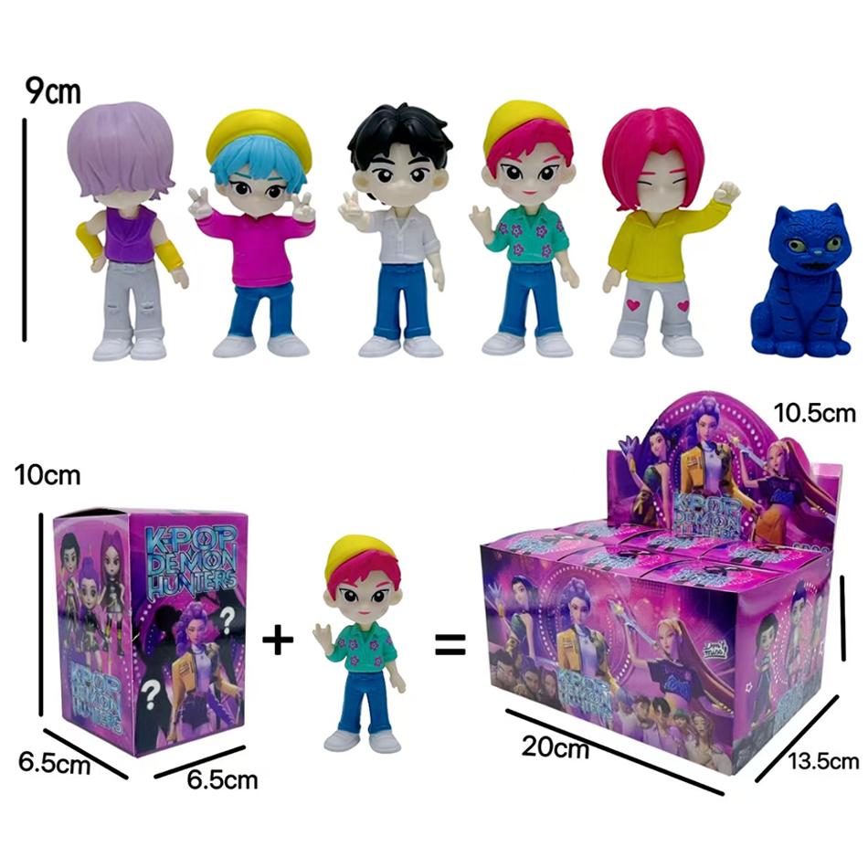 NEUE Anime Kpop Dämonenjäger Actionfigur Spielzeug Derpys Tiger Ranimeumi Mira Zoey Sussy Figur Puppe Für Fans Weihnachtsgeschenk