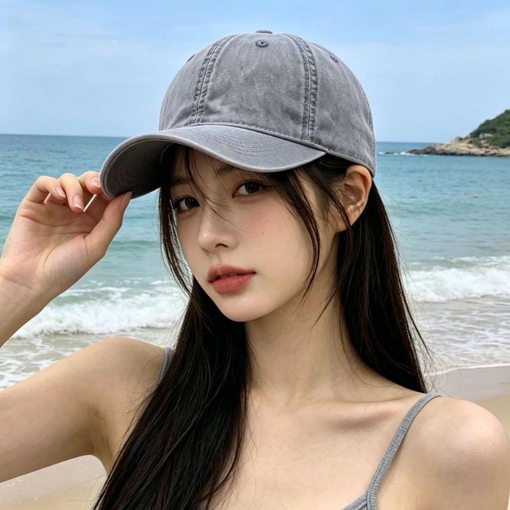 European and American new spring and autumn men's and women's washed sunshade baseball caps, adult old sunscreen sun caps