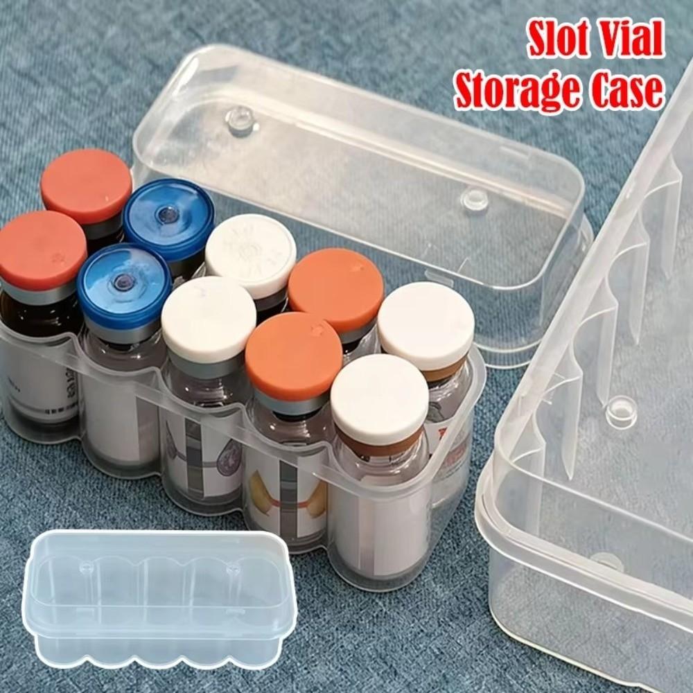 Transparent Insulin Vial Storage Case 3/5/7/10 ML Pill Vial Cooling Case Freezer Box