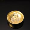 Anti-slip Zinc Zinc Alloy Oil Lamp Adjustable Oil Dish Ornaments Butter Lamp Holder  Household