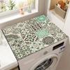 Vintage Carpet Tile Mat Washing Machine Absorbent Mat Refrigerator Dustproof Mat Non-Slip Foot Mat