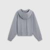 GAP Women's Logo Jacquard Waffle Hooded Cardigan