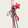 New Product Bow Bag Pendant Car Keychain Car Rearview Mirror Schoolbag Pendant Diy Lanyard Backpack Decoration