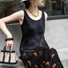 Women's Elegant 100% Acetate Lace Patchwork U-Neck Vest Top