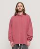 PIGMENT Washed Hoodie (Red)