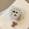 Korean Cute Cartoon Puppy Wireless Earphone Case for AirPods Pro 3 2 Headset Protective Cover For AirPods 4 3 2 1 With Pendant