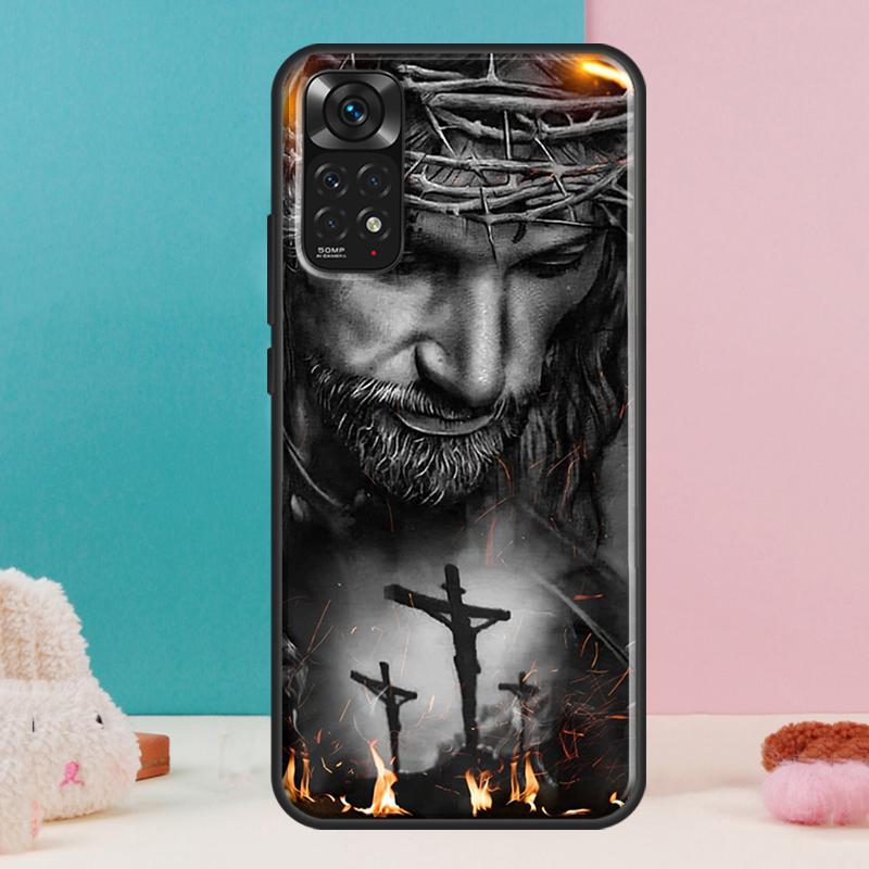 Christian Jesus Case For Xiaomi Redmi Note 14 13 Pro 12 11 9 10 9S 10S 11S 12S Redmi 14C 13C 10C 12C Cover