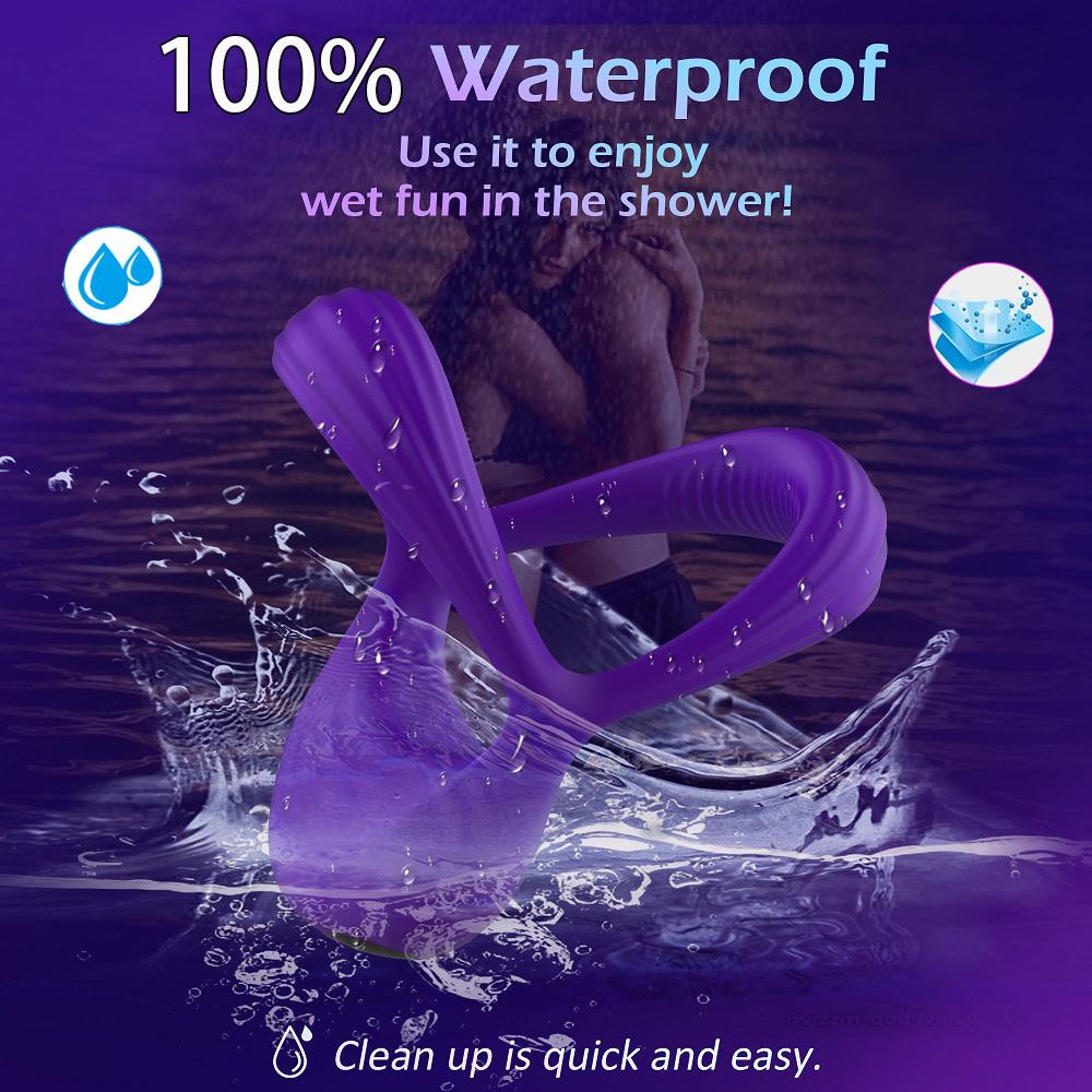 New 10 Modes Vibrator Cockring Penis Cock ring on for Man Delay Ejaculation Sex Toys for Men Rings Penisring Toys for Adults