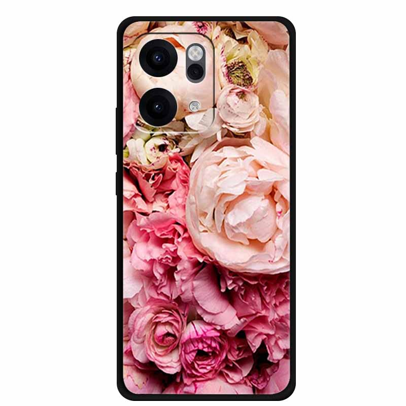For Oppo Reno14 Pro 5G Case Animals Soft Silicone TPU Phone Cases Back Cover for Oppo Reno 14 Lion Shockproof Cool Wolf Capa