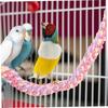 Practical Hamster Climbing Rope Thick Soft Swing Braided with Hanging Lock Buckle Rat Toy Guinea Parrot