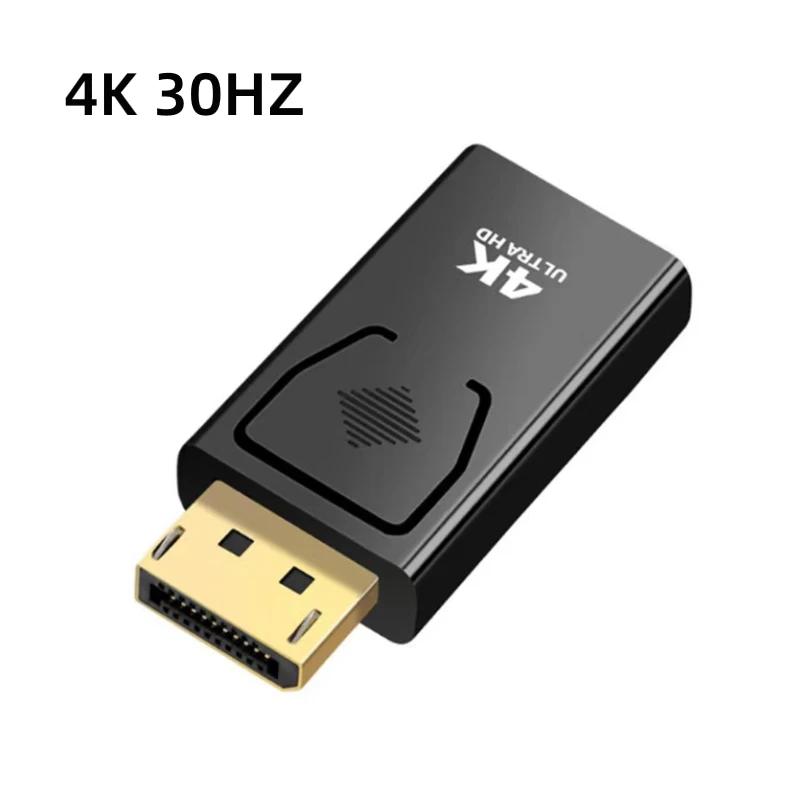4K 1080P DP To HDMI-Compatible Adapter DP Male To Female HD TV HDMI-Compatible Video Audio Cable for PC TV Laptop
