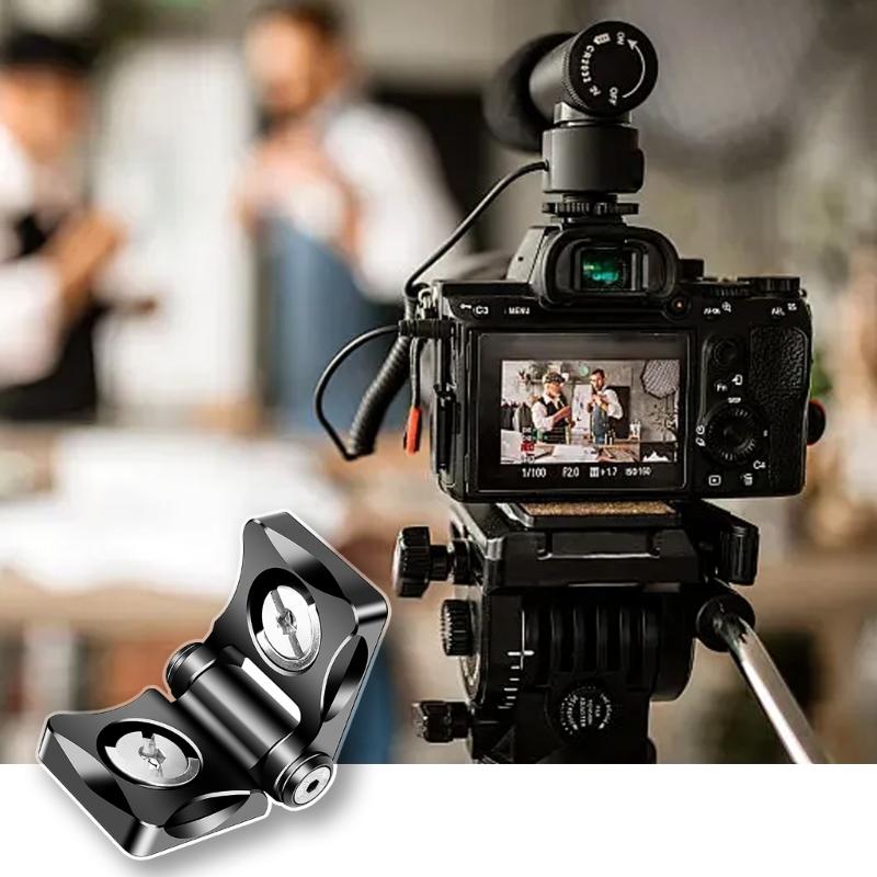 Quick Aluminum L Bracket Vertical Horizontal Switching Quick Release Plate for Gimbals and Tripod Monopod