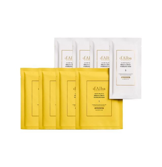 d’Alba White Truffle Serum & Cream Modeling Mask 66g (Soothing/Cooling · Nutrition/Moisture)  (7 Options)