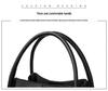 Luxury Women's Genuine Leather Tote - Large Capacity, Solid Color, Single Shoulder or Crossbody Bucket Bag