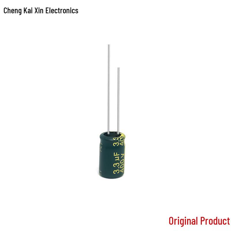 400V 3.3UF High-Frequency Aluminum Electrolytic Capacitor - Original, Authentic, Available In Large Quantities