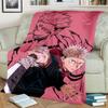 Jujutsu Kaisen Flannel Blanket Comfortable Warm for Bedrooms, Sofas, Beds, Chairs, Picnics, Travel