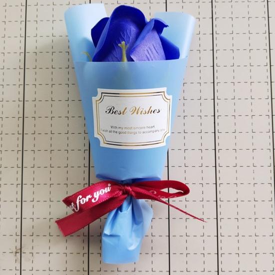 Mini Aromatherapie Seife Rosenstrauß Duftend Künstliche Konservierte Rose Blume Valentinstagsgeschenke für Frauen Freundin Mutter Ehefrau