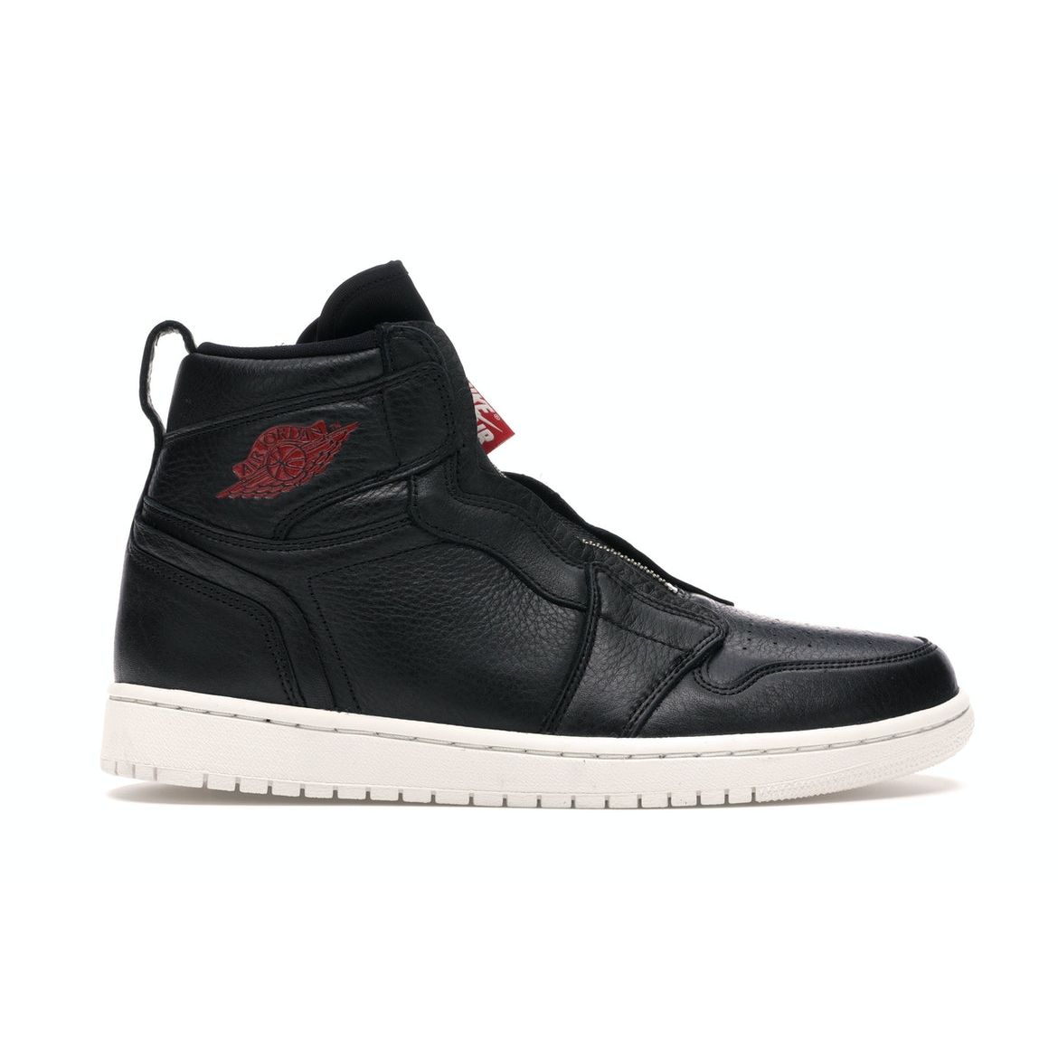 

Air Jordan 1 Retro High Zip Черные женские кроссовки Phantom-Gym-Red AT0575-006