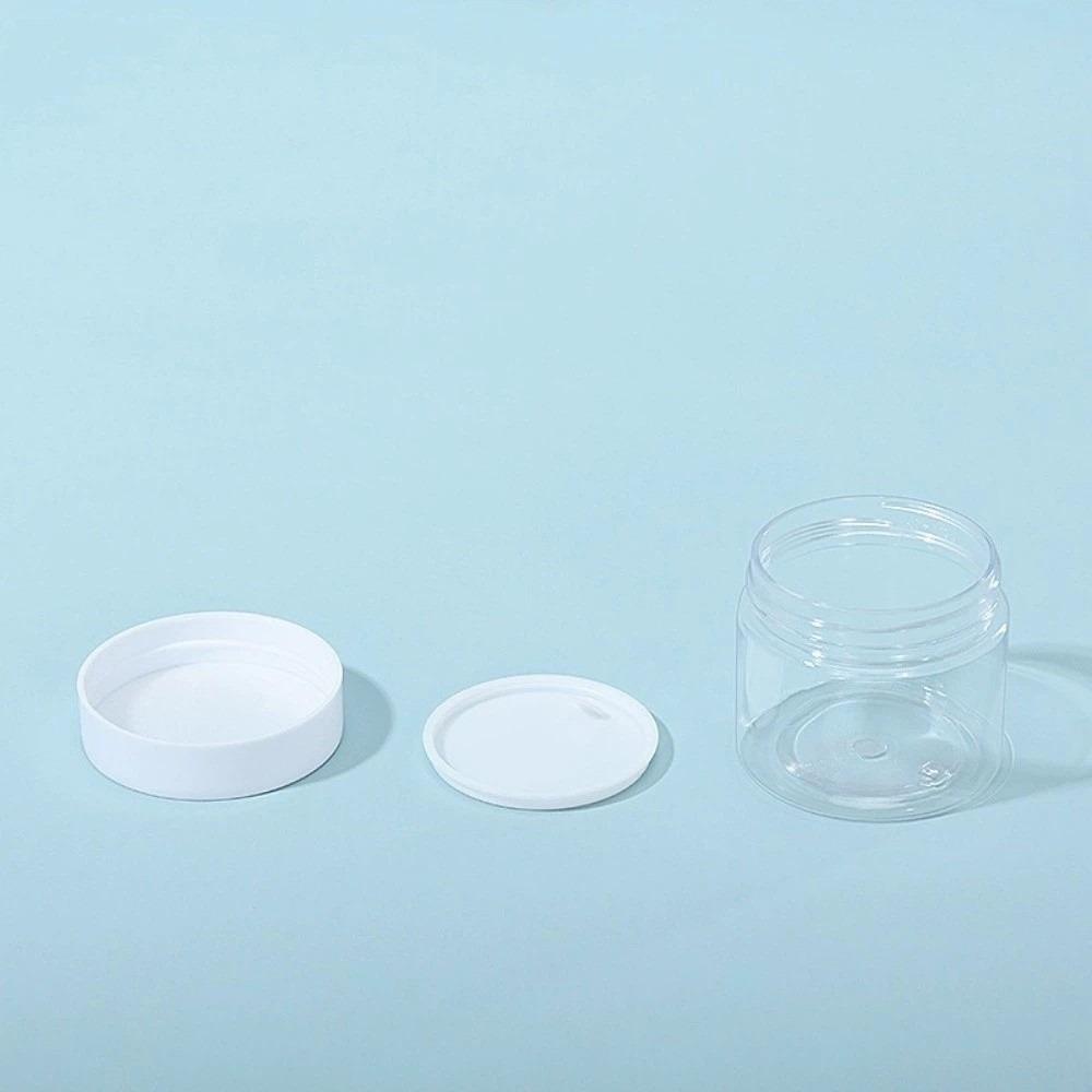 Travel 60ml Refillable Bottles Empty Transparent Container Jars Plastic with Lids Cosmetic Makeup Bottle Storage Container