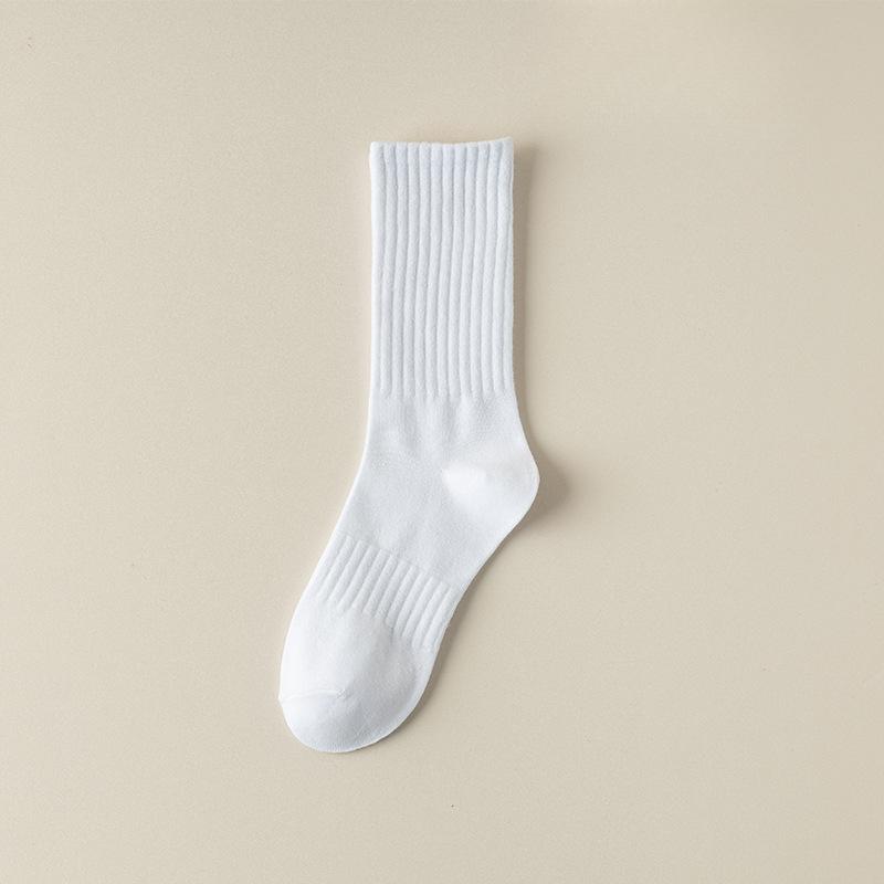 Female Spring and Autumn All Kinds of Sports Girdle Waist Cotton Boneless Long Tube Pile Socks