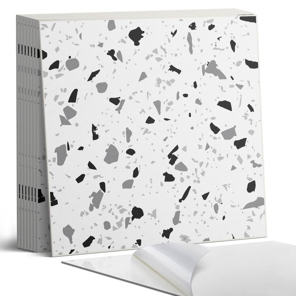 Winylowe Kafelki Ozdobne Z Grafiką Do Kuchni Lub Łazienki Abstrakcyjny Wzór Kamieni 9X30X30 Cm