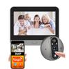 3MP Smart Life Tuya 1080P WiFi kamera se zvonkem s okem 5000mAh baterie PIR detektor pohybu IR Alexa Google Digital Viewer