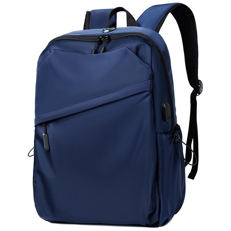 Autumn and Winter Casual and Fashionable Simple Style Men's Backpack Computer Bag Usb Charging Hole Commuter Backpack