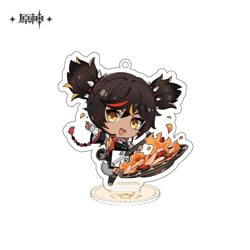 Sunsyea Genshin Impact Official Merch miHoYo Original MWPD Series Q Version Acrylic Stand Tartaglia Zhongli